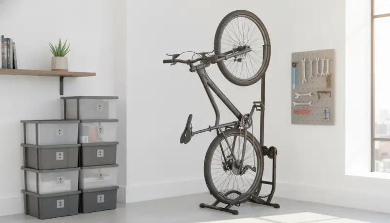 Platzsparend: Fahrradständer für Garage & Heim
