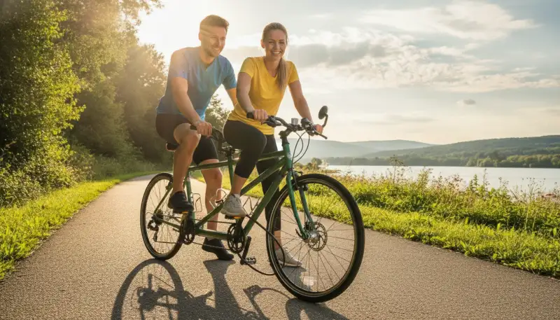 Tandem Technik: Bremsen, Schaltung, Komfort